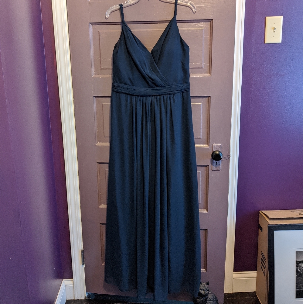 Long Navy Dress by Levkoff